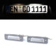 Lighting RACES LED license plate lights for BMW E30 E12 E28 E24 E23 Z1 | races-shop.com