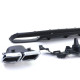 Body kit and visual accessories RACES rear diffuser for Mercedes C Class W205 14-18, glossy black | races-shop.com