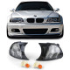 Lighting Turn signal black smoke crystal optics suitable for BMW 3 Series E46 Coupe Convertible 99-01 | races-shop.com
