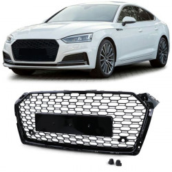 RACES grille (Sport) for Audi A5 F5 from 16, glossy black