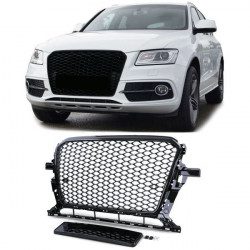 RACES grille (Honeycomb Sport) for Audi Q5 8R 12-16, glossy black