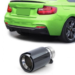 Exhaust tailpipe Sport Carbon Black suitable for BMW 2 Series F22 F23 from 12