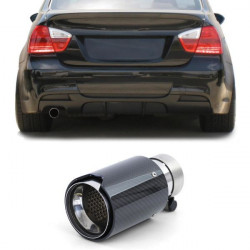 Exhaust tailpipe Sport Carbon Black suitable for BMW 3 Series E90 E91 E92 E93