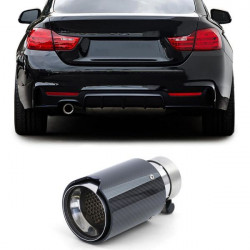 Exhaust tailpipe Sport Carbon Black fits BMW 4 Series F82 F83 from 14