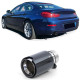 UNIVERSAL TIP Exhaust tailpipe Sport Carbon Black fits BMW 6 Series F12 F13 from 11 | races-shop.com