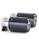 UNIVERSAL TIP Exhaust tailpipes Sport Carbon Black suitable for BMW 3 Series E90 E91 E92 E93 | races-shop.com