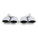 UNIVERSAL TIP Exhaust sport tailpipes stainless steel for Mercedes W204 W211 W164 W166 W221 R230 | races-shop.com