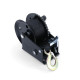 Ratchet Tie-Downs Professional winch hand winch black with webbing 600kg 8 meters | races-shop.com