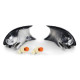 Lighting Turn signal black smoke crystal optics suitable for BMW 3 Series E46 Coupe Convertible 98-01 | races-shop.com