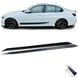 Side skirts performance carbon look suitable for BMW 3 Series G20 G21 from 2018