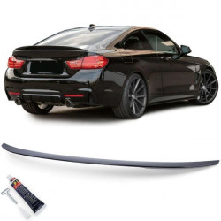 RACES spoiler cap (Sport) for BMW 4 Series F32 Coupe from 13, glossy black