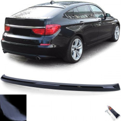 Rear spoiler lip perfomance black gloss fit for BMW 5 series F07 GT 09-13