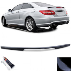 Sport rear spoiler lip black gloss for Mercedes E Class C207 Coupe 09-16