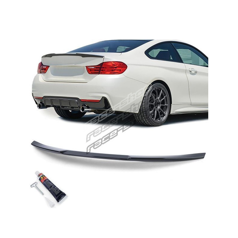 Sport rear spoiler black gloss with ABE fits BMW M4 F82 14-20 | races ...