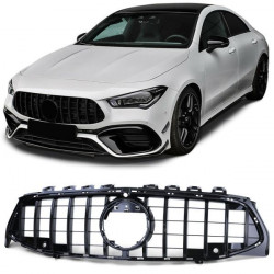 RACES grille (Sport) for Mercedes CLA C118 from 19, glossy black