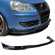 Body kit and visual accessories CUP front spoiler lip black gloss for VW Polo 9N3 05-09 | races-shop.com