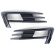 Body kit and visual accessories Fog light frame grille GTI look carbon optics for VW Golf 7 12-17 | races-shop.com