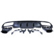 Body kit and visual accessories Sport rear diffuser with tailpipes chrome for Mercedes E Class W213 without AMG Line | races-shop.com