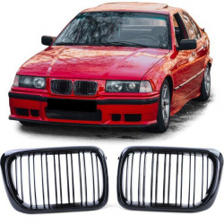 RACES grille (Sport Double Bar) for BMW 3 series E36 96-99, gloss