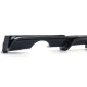 Body kit and visual accessories RACES rear diffuser (Sport) for BMW 3 Series F30 Sedan (exhaust 1+0), glossy black | races-shop.com