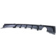 Body kit and visual accessories RACES rear diffuser (Sport) for BMW 3 Series F30 Sedan (exhaust 1+0), glossy black | races-shop.com