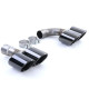 Body kit and visual accessories Rear diffuser Sport Performance Gloss with tailpipes Black fit for BMW X3 G01 | races-shop.com