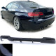 Body kit and visual accessories Rear diffuser performance black gloss double pipe fits BMW 3 Series E92 E93 | races-shop.com