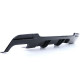 Body kit and visual accessories Rear diffuser performance black gloss double pipe fits BMW 3 Series E92 E93 | races-shop.com
