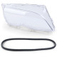 Lighting Headlight glass lens right fits BMW 3 Series E46 Limo Touring 01-05 | races-shop.com