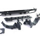 Body kit and visual accessories RACES rear diffuser (Sport) for Mercedes C205 Coupe ab18, black | races-shop.com