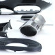 Body kit and visual accessories Rear diffuser sport type 2 with tailpipes chrome for Mercedes A Class W177 from 19 | races-shop.com