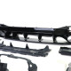 Body kit and visual accessories RACES rear diffuser for Mercedes CLA C118 from 19, glossy black, black | races-shop.com
