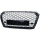 Body kit and visual accessories RACES grille (Honeycomb Sport) for Audi A4 B9 8W 15-19, glossy black | races-shop.com