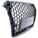 Body kit and visual accessories RACES grille (Honeycomb Sport) for Audi A4 B9 8W 15-19, glossy black | races-shop.com