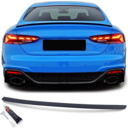 RACES spoiler cap (Sport) for Audi A5 S5 RS5 F5 16-21, matt black
