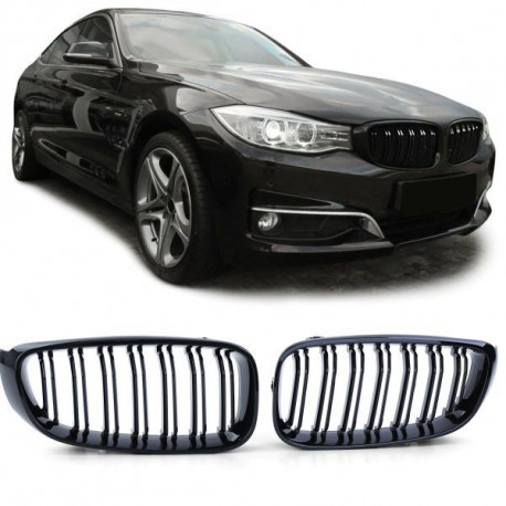 Body kit and visual accessories Sport radiator grille double bar performance gloss fit for BMW 3 Series GT F34 | races-shop.com