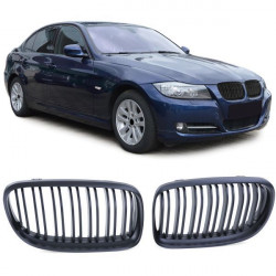 Sport grille double bar performance matte fit for BMW 3 Series E90 E91 08-12
