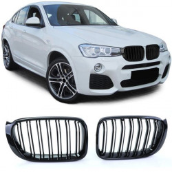 RACES grille (Sport Double Bar) for BMW X3 F25 X4 F26, gloss