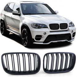 Sport radiator grille double bar Performance Matt suitable for BMW X5 E70 X6 E71