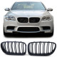 Body kit and visual accessories Sport radiator grille double bar performance matt fit for BMW F10 F11 10-17 | races-shop.com