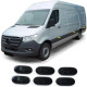Lighting LED side indicators black 6 pieces for Mercedes Sprinter B906 06-16 907 910 from 18 | races-shop.com