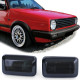 Lighting RACES LED side indicators for VW Golf 1 + 2 Jetta 2 Polo 3 Corrado, black | races-shop.com