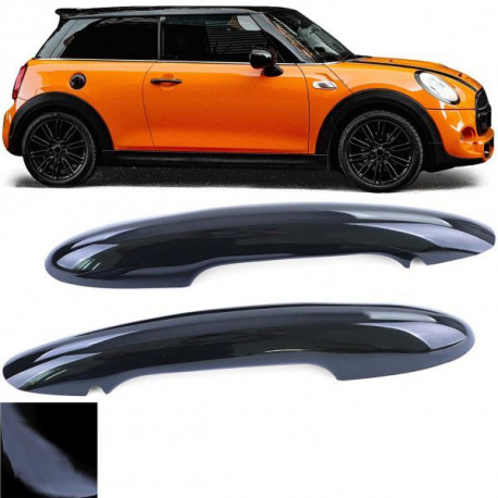 Body kit and visual accessories Door Handles Cover Black Gloss suitable for Mini F55 F56 F57 without comfort access | races-shop.com