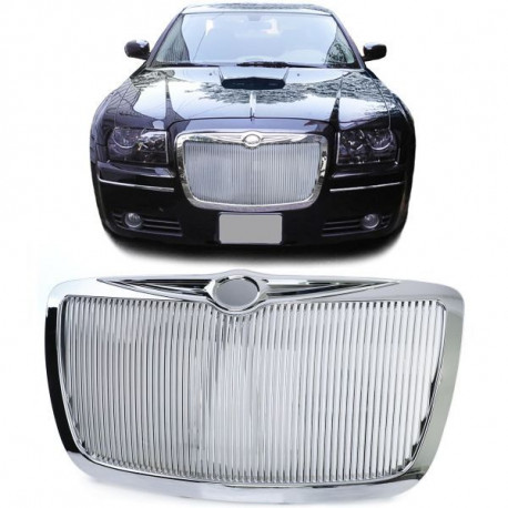 Body kit and visual accessories Sport grille RR noble look chrome for Chrysler 300C sedan Touring 04-11 | races-shop.com