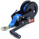 Ratchet Tie-Downs Professional winch hand winch black with strap blue 1500kg 8 meters | races-shop.com