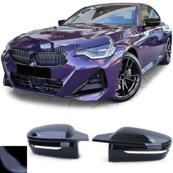 Mirror caps Sport Black Gloss for replacement fits BMW 2 Series G42 from 21
