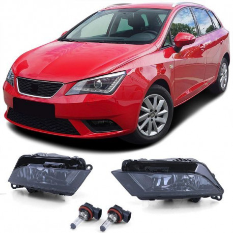 Lighting Fog lights H8 Black Smoke pair for Seat Ibiza 5 Leon 5F Toledo 4 from 12 | races-shop.com