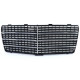 Body kit and visual accessories Radiator grille grill insert incl chrome stripsfor Mercedes W124 85-95 | races-shop.com
