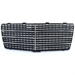 Radiator grille grill insert incl chrome stripsfor Mercedes W124 85-95