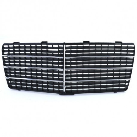 Body kit and visual accessories Radiator grille grill insert incl chrome stripsfor Mercedes W124 85-95 | races-shop.com